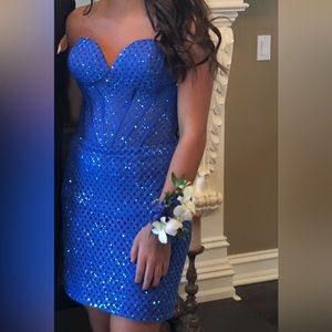 Vienna homecoming dress (mini, corset top)